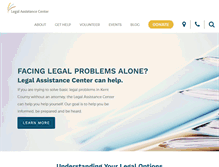 Tablet Screenshot of legalassistancecenter.org